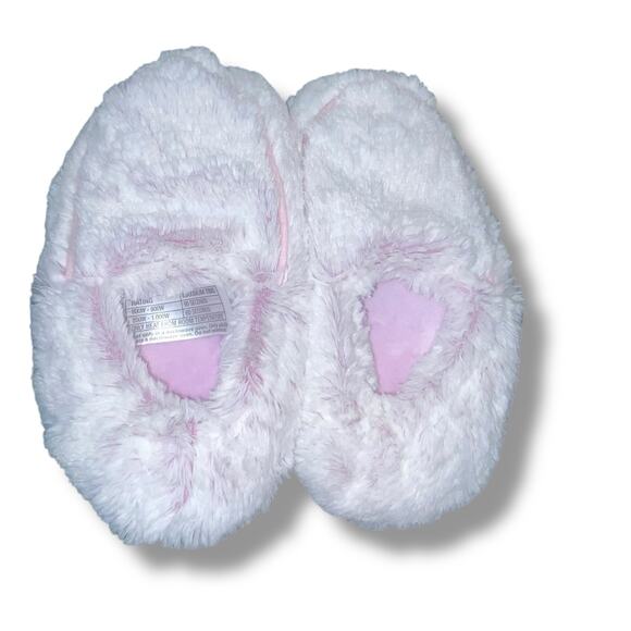 Warmies Microwavable Slippers Marshmallow Lavender Soothe Warmth 6-10 Footwear - Picture 5 of 9